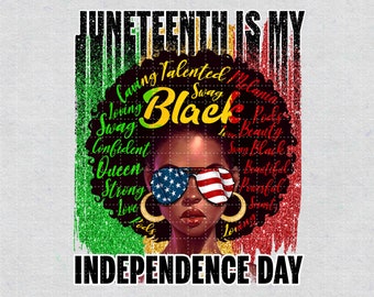 Download Juneteenth Is My Independence Day Svg Etsy