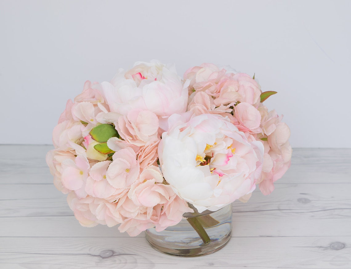Peony Centerpiece Silk Centerpiece Silk Peony Peony Etsy