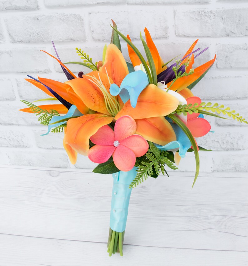 Tropical Wedding Bouquet Tropical Bouquet Bird of Paradise