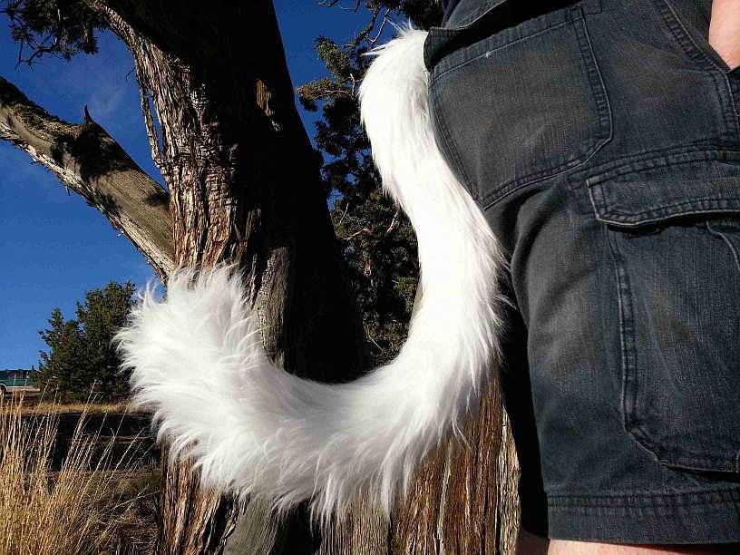 Colorful Cat Costume Tails 36 by AnthroWear Furry Etsy