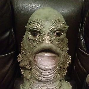 Creature from the black lagoon Gillman life size head bust horror image 1