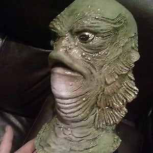 Creature from the black lagoon Gillman life size head bust horror image 4