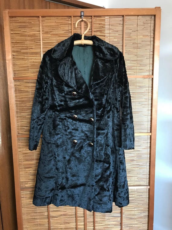 Beautiful black faux fur coat From Japan