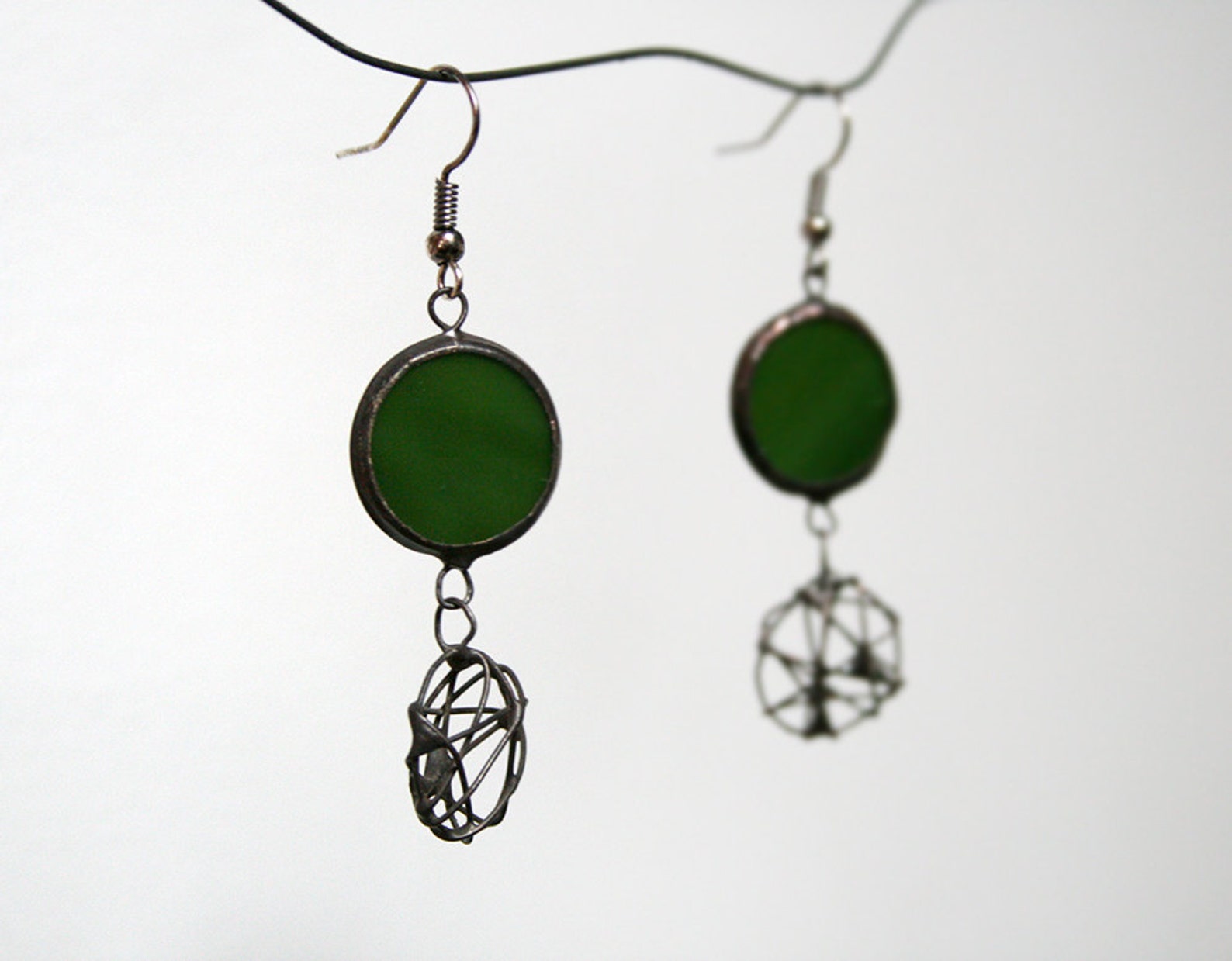 Dangle earrings Stained Glass Jewelry Gift Ideas For Her Etsy