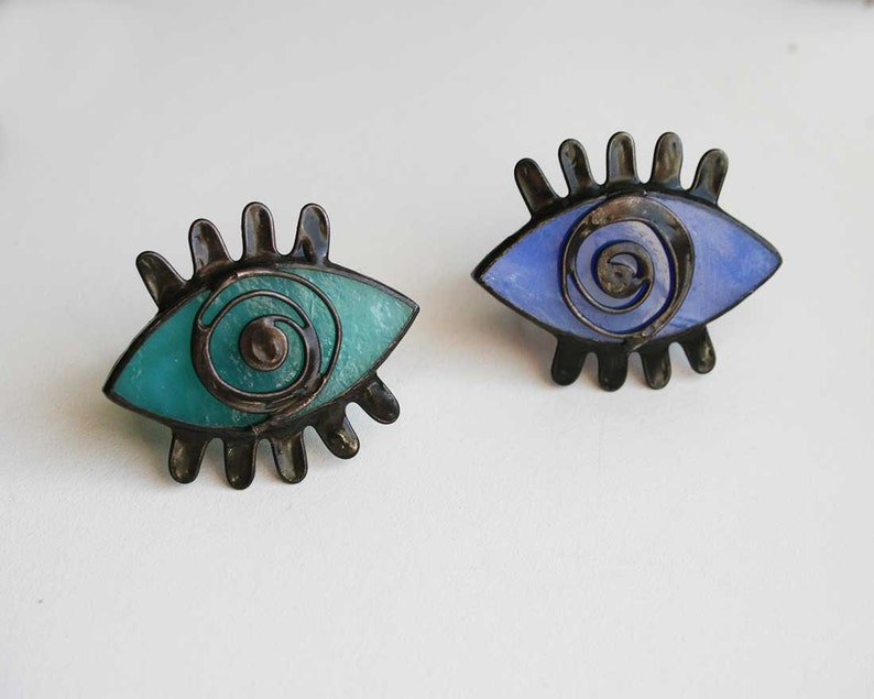 Evil Eye Ring Red Eye Statement ring Cocktail Ring | Etsy