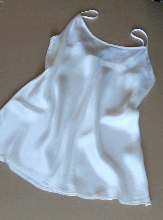Satin silk Ladies lingerie silk slip top vintage … - image 5