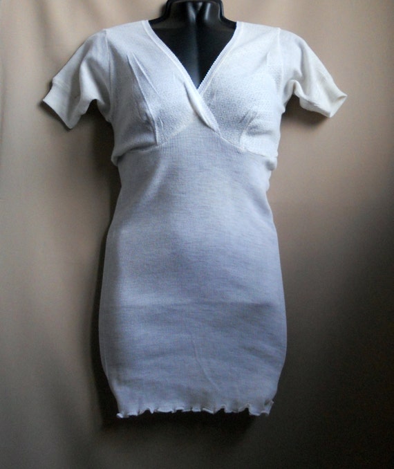 knit wool underwear vintage Italy Ladies top shor… - image 3