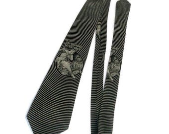 Vintage Jean Paul Gaultier Silk Tie, 'les Grandes Aventures