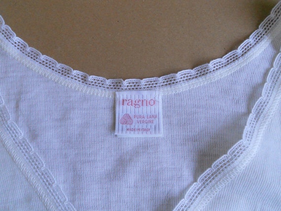 ribbed wool underwear women's knit wool tank top … - image 7
