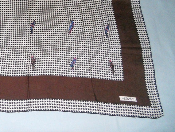 Sciarpa quadrata in seta Foulard in seta con stam… - image 6