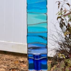 Flowing Glass Garden Art