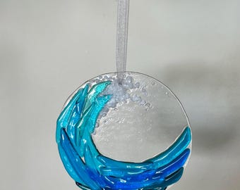 Crashing Wave Suncatcher Ornament