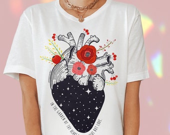 Anatomy Tshirt - human heart shirt women shirt anatomy clothing acid shirt nurse shirt alternative shirt love movement