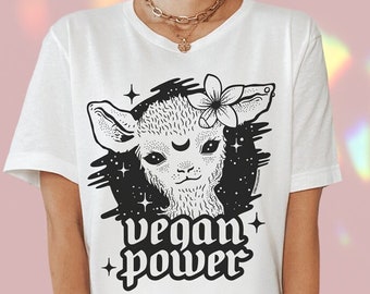 Vegan shirt - Vegan Power shirt, cute vegan tshirt, vegetarian t shirt, funny vegan gift, veggie shirt