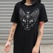 Sphynx cat shirt - pagan clothing - Moon child shirt, Aesthetic shirt, Yoga shirt, Soft grunge, Space cat shirt - pastel goth