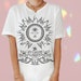 Yoga shirt - Hey Sunshie Black - Positive vibes, Spiritual clothes, vibe, good vibes, trendy graphic tee, hippie boho clothes