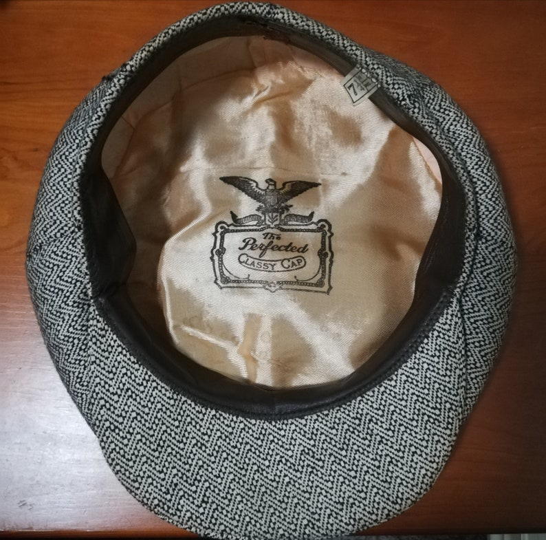 Vintage 1920s 1930s Newsboy Cap Size 7 1/4 | Etsy