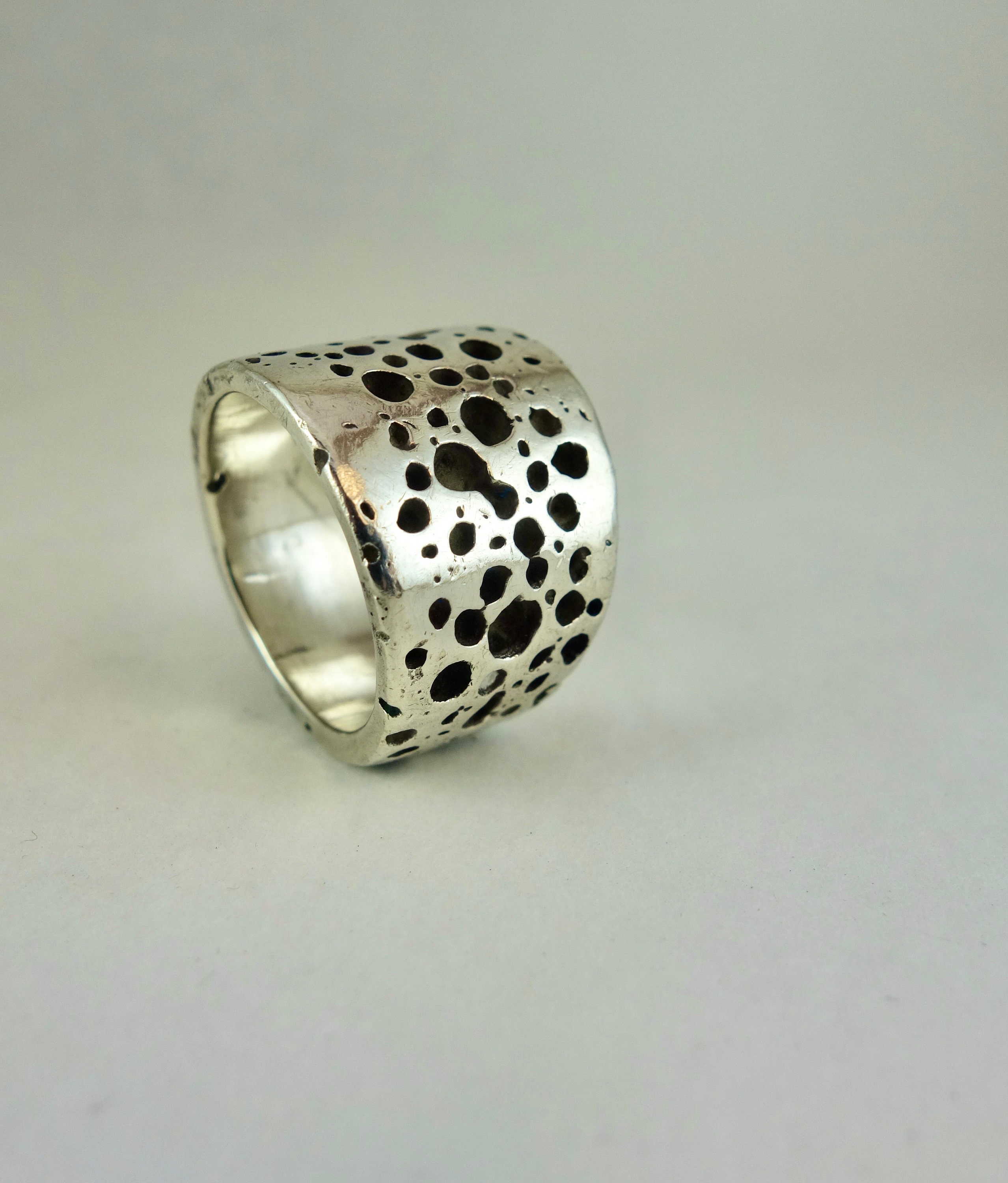 Sterling Silber Ring Mond handgemachte Ring Mond tragbare Etsy