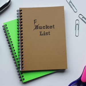 Mature Content - F- Bucket List- 5 x 7 journal