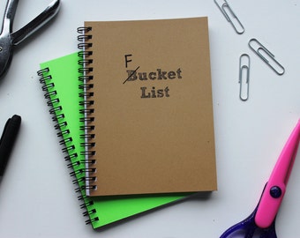 Mature Content - F- Bucket List- 5 x 7 journal