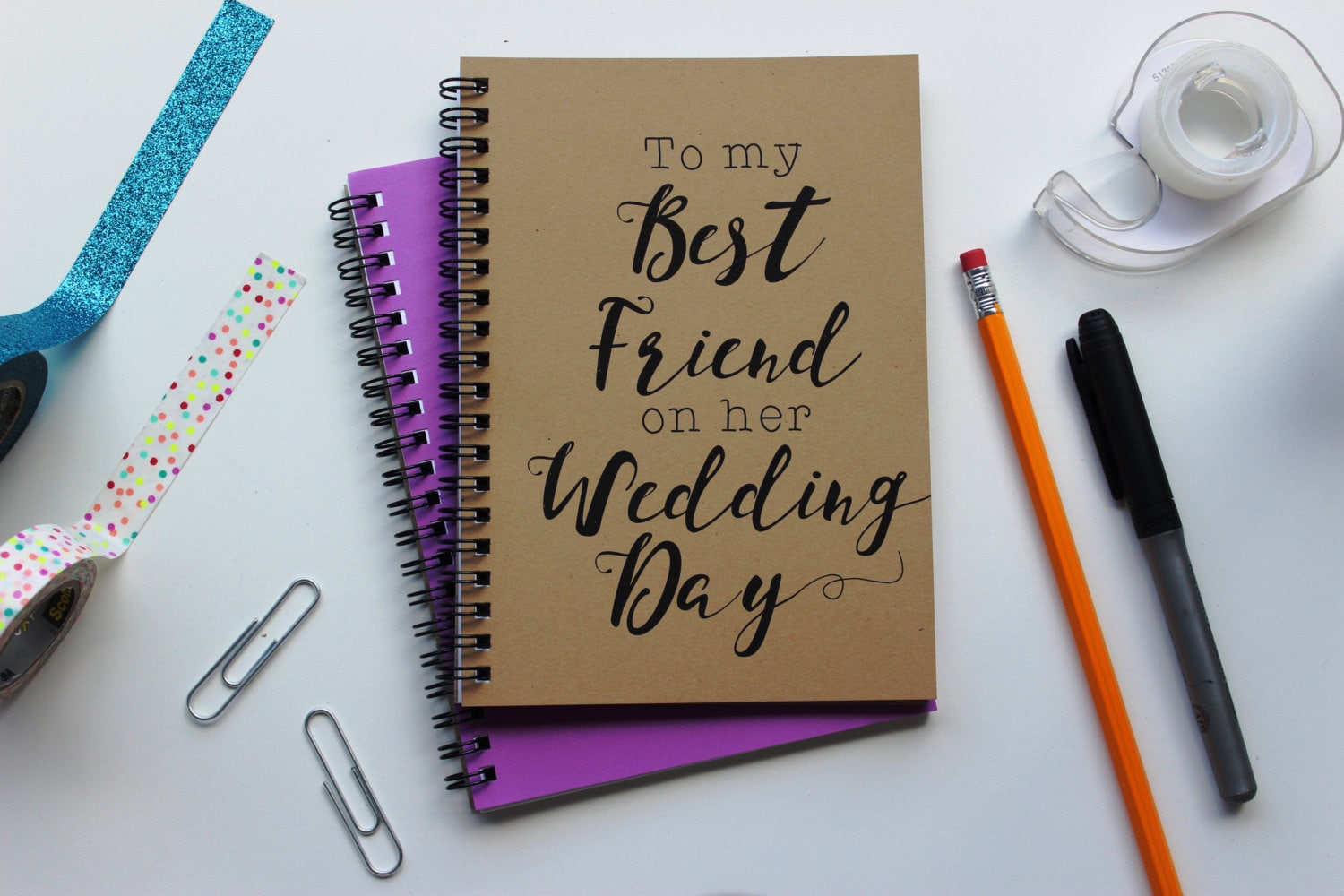 To My Best Friend on Her Wedding Day 5 X 7 Journal Etsy