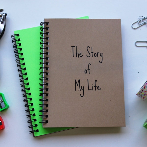 the story of my life...-    5 x 7 journal