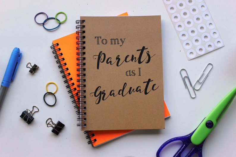 To my Parents as I graduate... 5 x 7 journal image 1