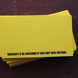 Get out of Jail Free Funny Business Cards Boxed set of 50 your choice color image 2