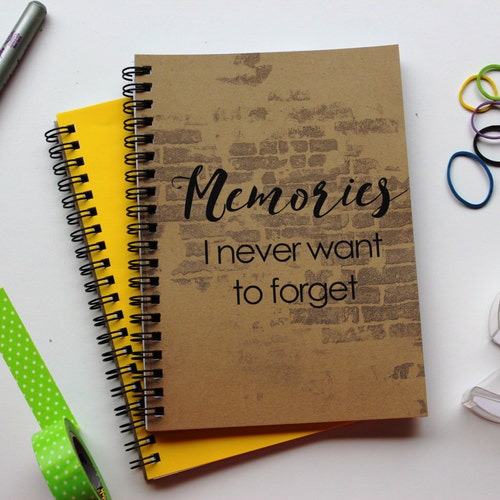 Memories I Never Want to Forget 5 X 7 Journal - Etsy