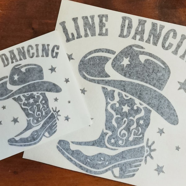 Line-Dance, Aufkleber, Sticker