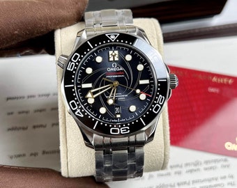 Omega Seamaster Diver 300M black dial best replica 42mm V2