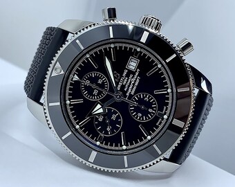 BREITLING Superocean Heritage II Chronograph Automatic Chronometer Black Dial Men’s Watch Item No. A13313121B1S1