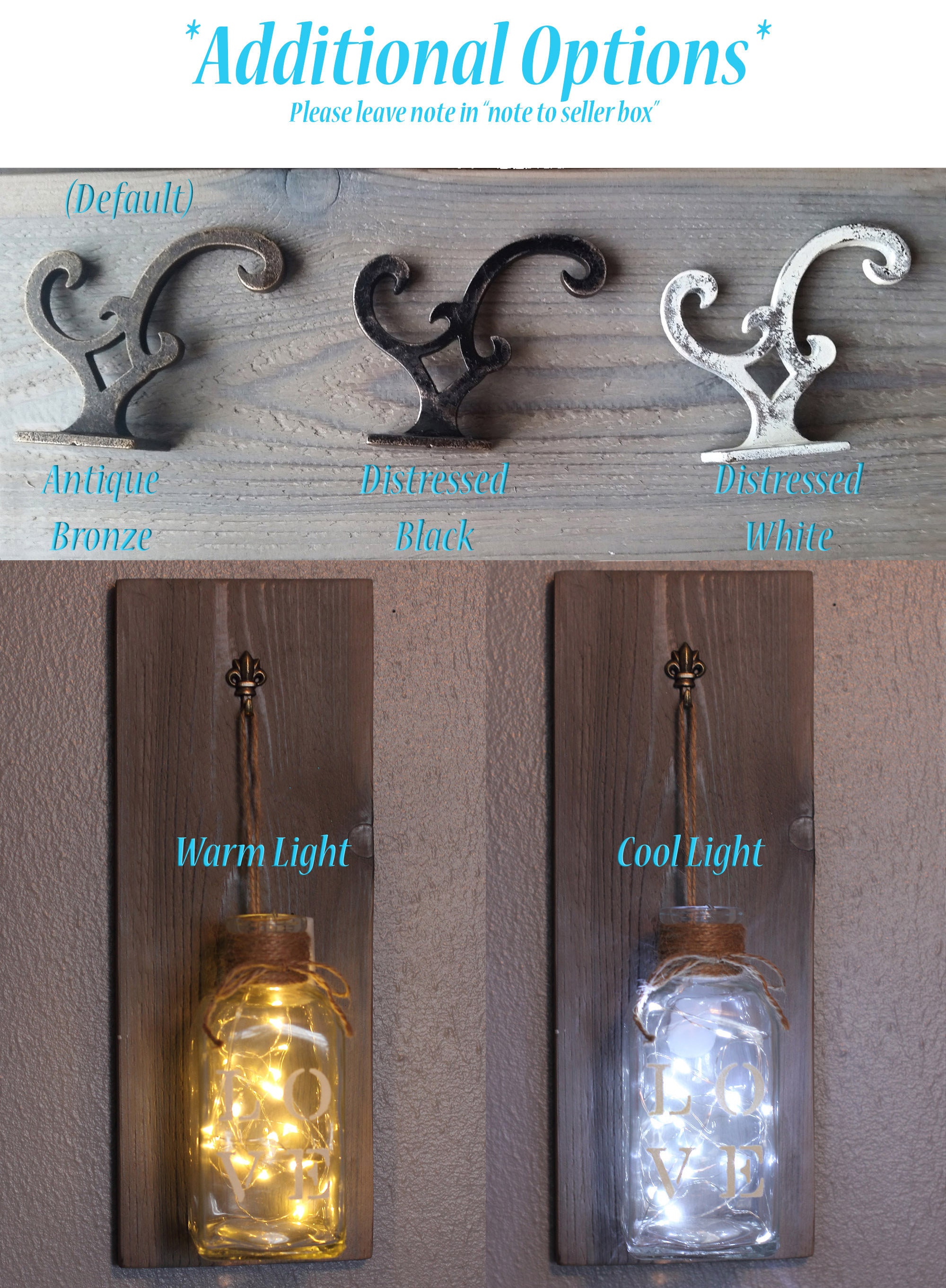 Farmhouse Wall Decor Mason Jar Wall Sconces Hanging Etsy