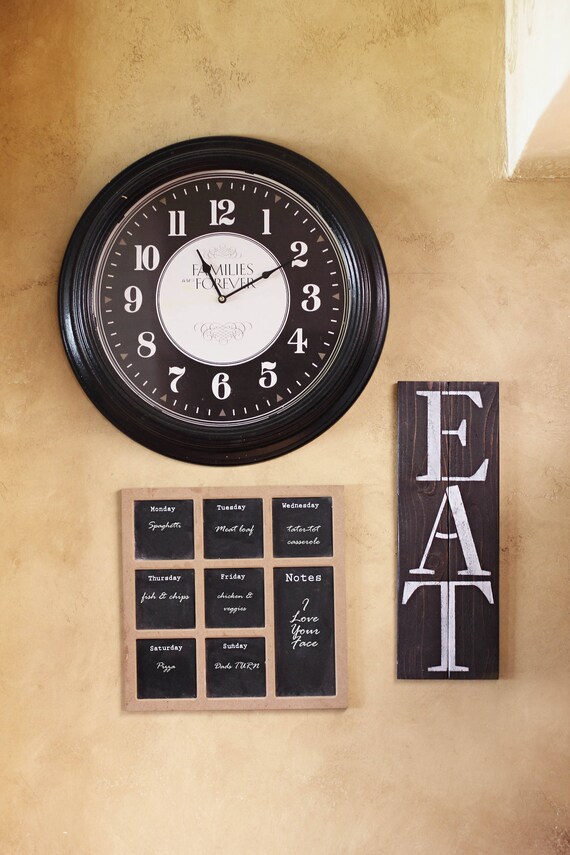 Eat Sign Kitchen Wall Decor Rustic Wall Decor Kitchen Etsy