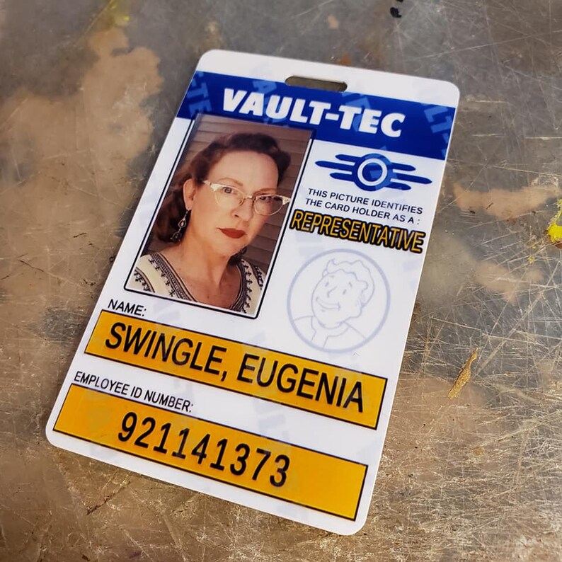 Vault Tec ID Etsy