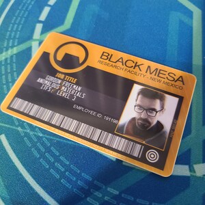black mesa id card black mesa id card