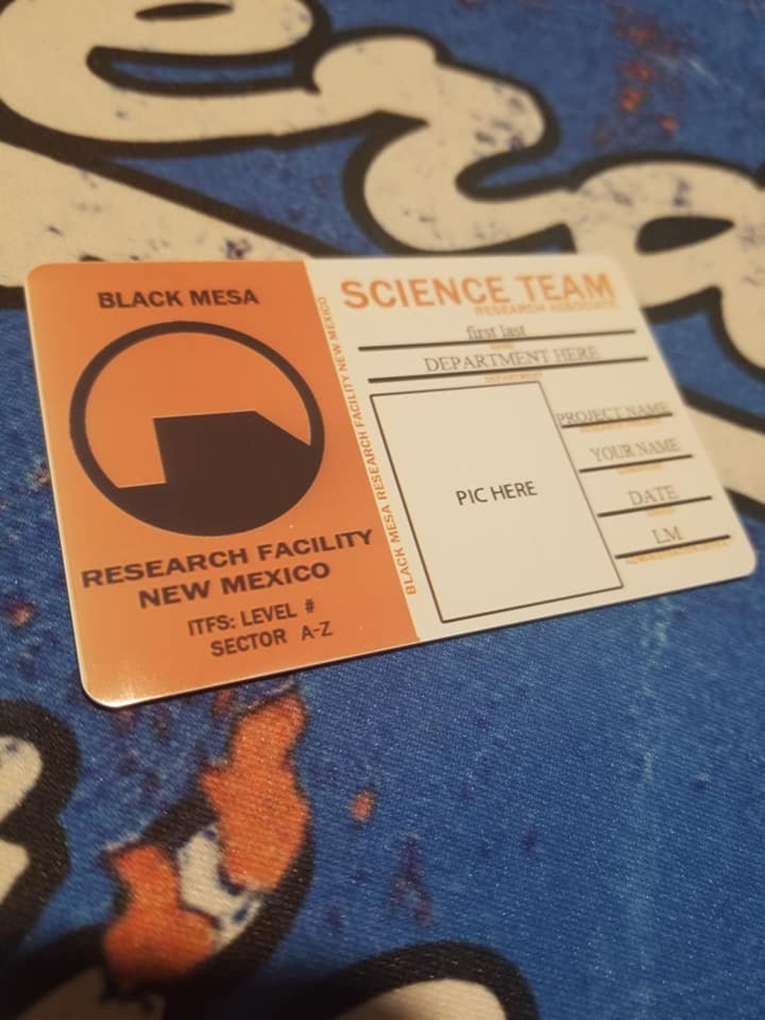Black Mesa Id Card