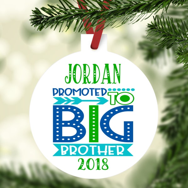 Big Brother Personalized Christmas Ornament Gift for Him