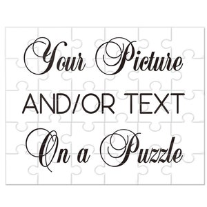 Personalized Picture Puzzle with Secret Message - Customizable Gift for All Occasions