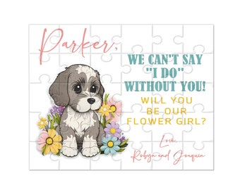 Will You Be Our Flower Girl Personalized Proposal Puzzle