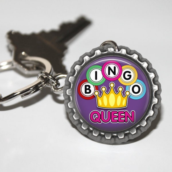 Bingo Queen Key Chain