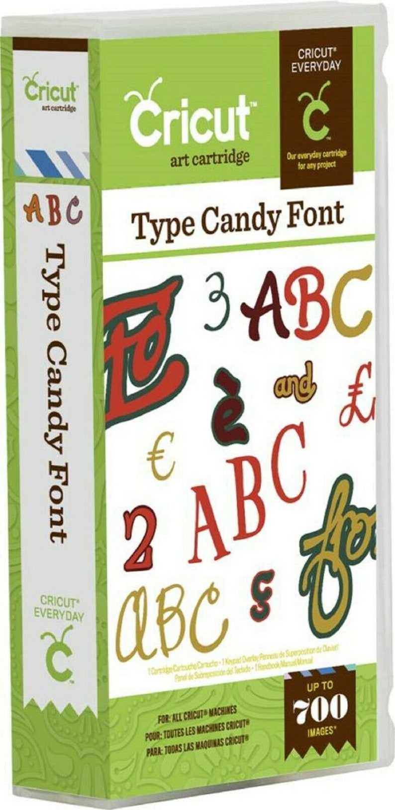 Cricut Cartridge TYPE CANDY FONT Brand New and Sealed Price Etsy