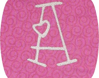 Instant Download 4 My Lover Font 4x4 Embroidery Design