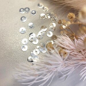 Real Silver Gilt Spangles – Traditional Goldwork Embroidery Sequins image 2