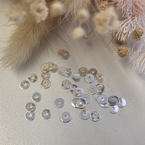 Lentejuelas de plata dorada auténtica: bordado tradicional con lentejuelas doradas