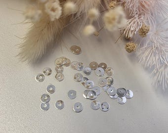 Paillettes en argent véritable et doré - Paillettes de broderie ornées traditionnelles