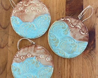Prints in the Sand Ornament: Beach Holiday Keepsake