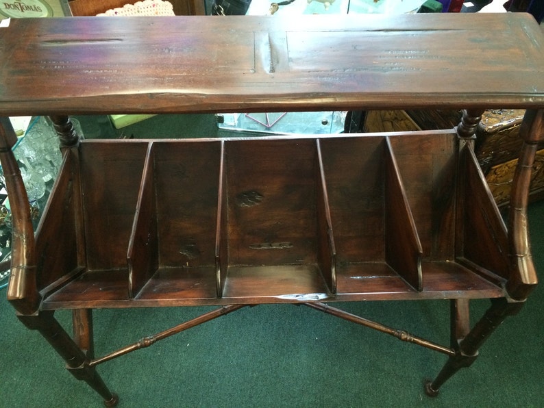 Rare Vintage Faux Bamboo English Chippendale Mahogany Bookcase | Etsy