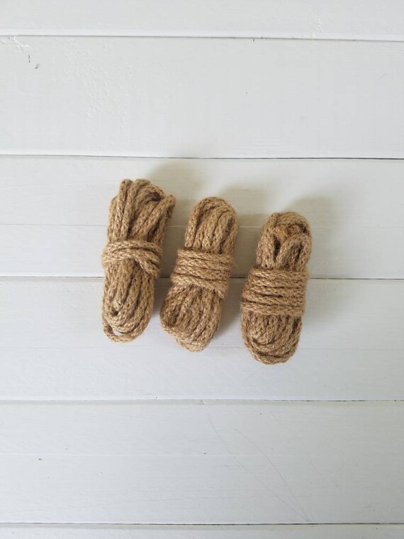 Jute Rope Twine, Jute Rope, DIY Supplies, Beach Decor, Rustic Decor, Craft  Supplies, DIY Beach Decor, Coastal Decor, Jute Rope Cord 