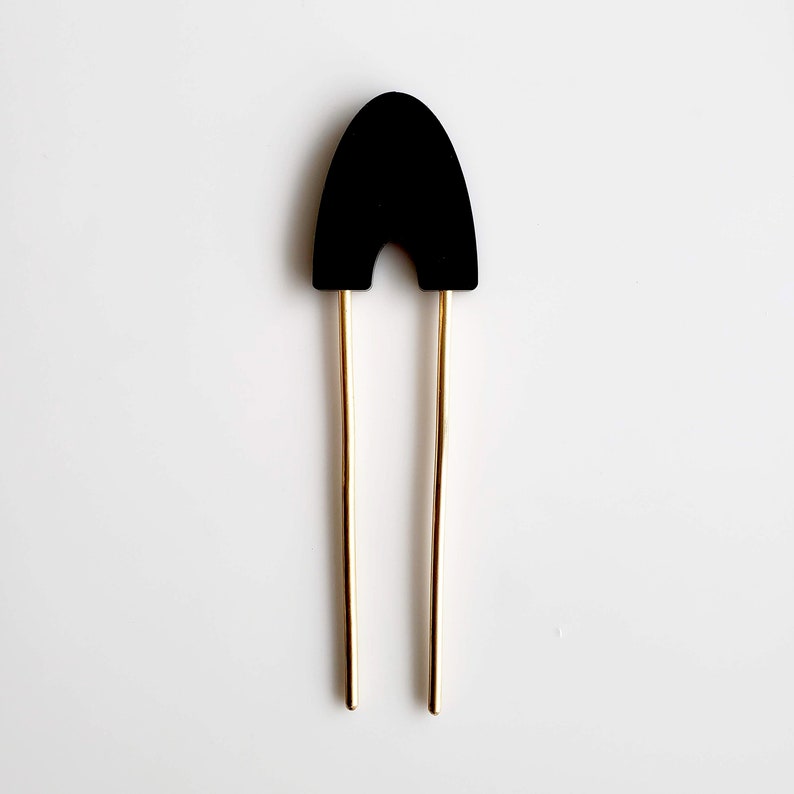 WIDGET HAIR PIN No hair accessories gold hair pin metal hair pin hair stick bun holder | hair pin white hair pin black hair pin 2
